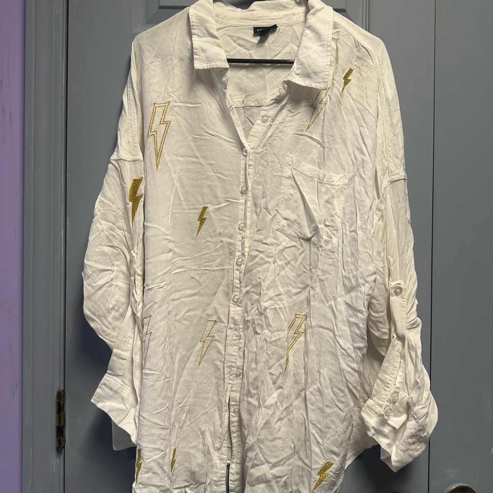 Torrid Cream Textured Top